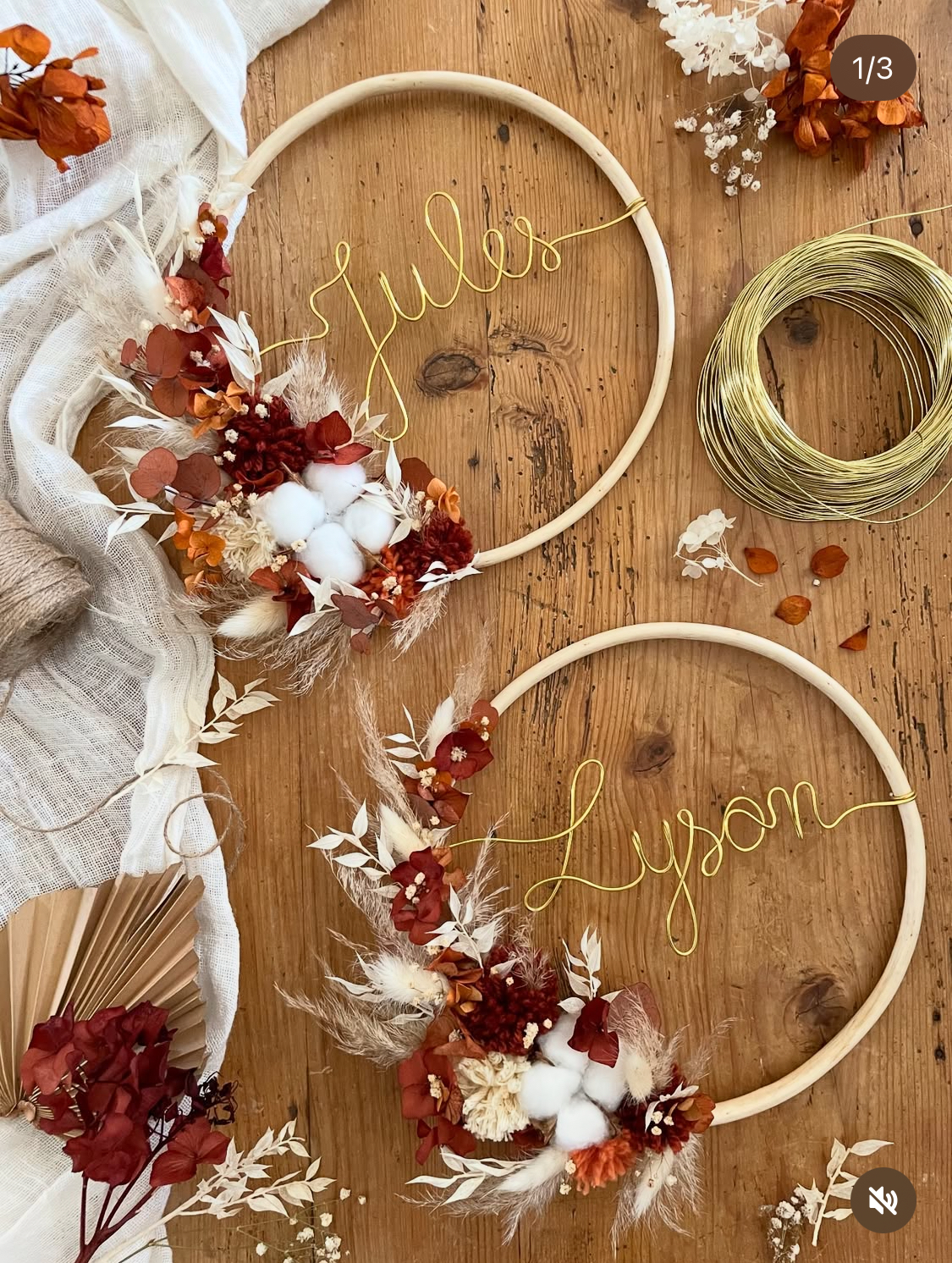 Couronnes fêtes des meres